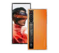 Foluu - Carcasa transparente para ZTE Nubia RedMagic 10 Air - Carcasa protectora fina de silicona TPU resistente a los arañazos con esquinas reforzadas para ZTE Nubia Red Magic 10 Air 2025