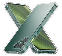 Foluu Funda transparente para Fairphone 6 - Funda protectora de silicona TPU resistente a los arañazos con esquinas reforzadas para Fairphone 6 2025