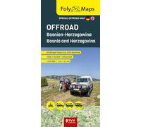 FolyMaps OFFROAD Bosnia and Herzegovina 1:250 000: Special map with over 60 off-road tracks