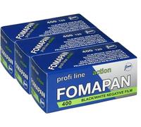 Foma Fomapan Action 400 ASA - Lote de 3 películas negativas en Rollo/Formato Medio/Formato 120