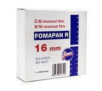 Foma Fomapan R100 - Película de inversión en Blanco y Negro (16 mm x 100 pies, Perforada Individualmente)