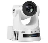 FoMaKo Cámara PTZ NDI K600NW 4K 60fps, zoom óptico de 20x, seguimiento automático AI Gen 3, soporta salida NDI|HX3 4K 60fps, 3G-SDI/HDMI/NDI/USB/PoE, para culto a la iglesia y transmisión en vivo