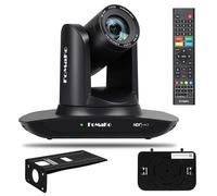 FoMaKo NDI Cámara PTZ AI Seguimiento automático Zoom óptico 20x 1080p 60fps, con HDMI/USB3.0/IP PoE, para iglesia, educación, videoconferencia, Live Streaming Youtube OBS, Nuevo NDI6 y NDI HX3