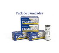 Fomapan 100 200 400 Classic 120mm Pack 5 Carretes de Película Fotográfica Formato Medio Blanco y Negro