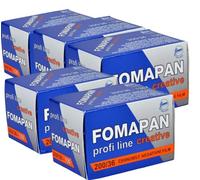 FOMAPAN Creative 200 135/36 - Juego de 5 películas para Fotos pequeñas, Color Blanco y Negro