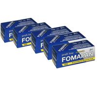 Fomapan FO11161-5 - Juego de 5 películas fotográficas (100 ASA, Formato 120, Formato Medio), Color Blanco y Negro