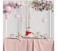 Fomcet Soporte Ajustable Sobre La Barra De Mesa Con Abrazaderas 71cm a 108cm De Altura En Blanco Y De 73cm a 250cm De Largo, Para Bodas, Fiestas De CumpleañOs Y Eventos De Aniversario