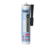 FOME FLEX Silicona Sanitaria - Sellador Antimoho S1 para Baño, Cocina, Canalones y Ventanas - UV Estable de -40°C a +150°C - Flexible, Adhesión Multi-Superficie - 310 ml