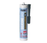 FOME FLEX Silicona Sanitaria - Sellador Antimoho S1 para Baño, Cocina, Canalones y Ventanas - UV Estable de -40°C a +150°C - Flexible, Adhesión Multi-Superficie - 310 ml