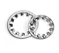 FOMGIIN 2 Piezas M30 x 45mm Arandelas de Bloqueo de Dentadas Internos Acero Inoxidable 304, Arandelas de Seguridad Presion Onda de Acero Inoxidable, Arandela de Resorte Disco de Onda para Pernos