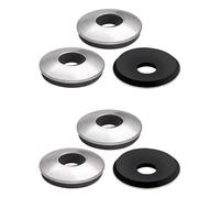 FOMGIIN Arandelas de Sellado Adheridas con EPDM M4.8 x 14 mm, 15 Piezas Arandela Goma Selladas con Respaldo de Neopreno de Acero Inoxidable Trabajo para Tornillos