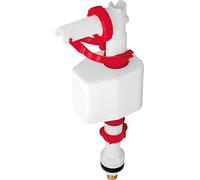 fominaya 0144360320 Grifo silencioso inferior telescópico compacto, conexión latón 3/8", Negro, Estandar