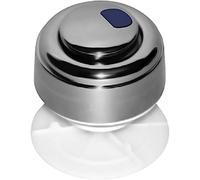 fominaya 142203110 Pulsador cromado universal, Negro, Estandar