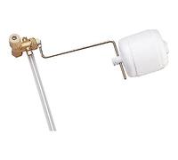 fominaya 144503530 Grifo escuadra 3/8" en latón zincado, Negro, Estandar