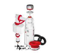 Fominaya ECY14 - Descargador, doble pulsador + grifo vertical extensible Fenix