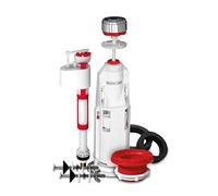 Fominaya ECY8 - Descargador, doble pulsador + grifo vertical extensible FomiTYTAN