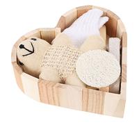 FOMIYES 1 Caja De Juego De Baño Toallas De Spa Depurador Facial Esponja De Tenis Depurador De Espalda Ducha Nupcial Conjunto De Suministros De Baño Suministros De Baño Interior
