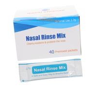 FOMIYES 1 caja Sal de Lavado Nasal Sobres Instantáneos Cada Solución Salina para Limpieza de Cavidad Nasal Uso Diario para Adultos y Seguridad y Eficacia