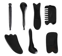 FOMIYES 1 Juego 7 Piezas Conjunto De Tablero De Raspado Rodillo De Cera De Miel Set De Regalo Para El Cuidado De La Piel Herramientas De Masaje Facial Herramienta De Guasha Corporal