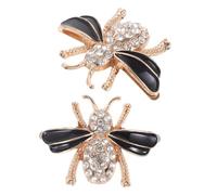 FOMIYES 1 Juego Aderezo Para Zapatos De Abeja Encantos Para Zuecos Clips De Hebilla De Zapato Hebilla Del Clip Para Zapatos Hebilla De Zapatos De Boda Llave Señoras Adulto Metal 2 Piezas