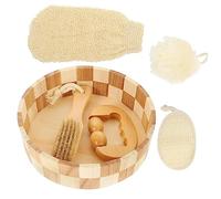 FOMIYES 1 Juego De Baño Cesta De Regalo Para Mujer Cepillo Exfoliante Regalos Familiares Accesorios Para El Cuidado De La Piel Productos De Limpieza Depurador De Limpieza