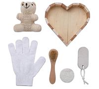 FOMIYES 1 Juego De Traje De Cepillo De Baño Regalos De Mujer Conjuntos De Batas Canasta De Regalos Para Piedra Pómez Para Pies Exfoliante Cepillo Para Pies Regalos De Cumpleaños