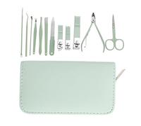 FOMIYES 1 Juego Juego De Tijeras Para Uñas Kit De Aseo Profesional Pinza Para Cutículas Kit De Uñas Profesional Kit De Pedicura Kit De Corte De Aseo De Uñas Pu Herramienta Portátil