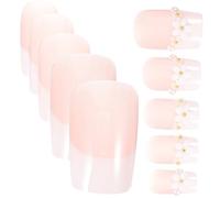 FOMIYES 1 Juego Pequeño método fresco y dulce. cortaúñas Gel equipo Brillantina Polaco uñas postizas fake nails prensa de uñas francesas Puntas de uñas falsas para mujeres el plastico