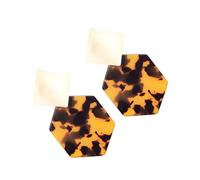 FOMIYES 1 Par colgante de oreja de leopardo pendientes para niñas pendientes con estampado de leopardo para mujer earrings Pendientes de mujeres colgante de oreja de niña Acrílico
