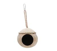 FOMIYES 1 Pc Nido de cría de Aves de Coco casa Hamster casita Hamster casa del pájaro gorrión casa de Ardilla pequeña casa para Mascotas casa de pájaros Loro el Nido del pájaro caparazón
