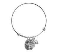 FOMIYES 1 Pieza 2021 Pulsera De Acero De Titanio Alumno Pulseras De Moda Para Mujer Pulseras De Niña Universidad Pulseras Para Mujeres Graduación Metal