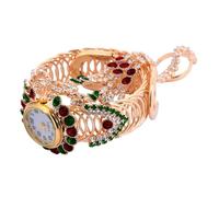 FOMIYES 1 Pieza Juego De Anillo De Diamantes Completo Reloj De Pulsera Reloj De Chicas Mira De Dama Señora Relojes El Plastico