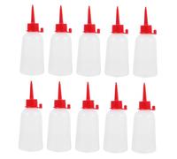 FOMIYES 10 Botellas Aplicadoras de Pegamento de Plástico Flexible con Punta de Aguja de 100ml para Proyectos de Manualidades y Entornos Profesionales