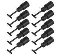 FOMIYES 10 Llaves de Plástico Negras en Forma de L para Anillos Exteriores de Portalámparas G9, Herramienta Rápida y Versátil para Desmontaje en Fábrica y Hogar
