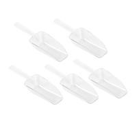 FOMIYES 10 Palas Medidoras Transparentes, Mini Cucharas para Hielo y Medición, Tamaño Pequeño, 10 Piezas para Cocina, Hogar y Eventos Obsequios