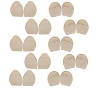 FOMIYES 10 pares Almohadillas Delanteras para Zapatos Ajustadores para Puntera Rellenos Cómodos de Esponja para Tacones y Deportivos Protección Antideslizante para Pies