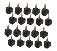 FOMIYES 10 Pares puntas del talón puntas de para reparar calzado taloneras para reemplazo tapones para zapatos de tacón alto Consejos de reemplazo de tacón alto planchar