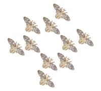 FOMIYES 10 Piezas Accesorios Para Uñas Abejas Clavo Temático Encantos De Uñas Pegatina Brillantina Traje Equipo Esmalte Panales Gel Ornamento Joyas Embellishments Colmena Aleación Green