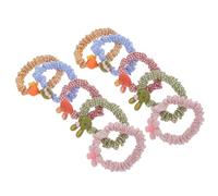 FOMIYES 10 Piezas de Coleteros para Niñas Lazos para El Pelo Cuerdas Elásticas para El Pelo Coleteros Delicados para Fiestas de Bodas