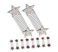 FOMIYES 10 Piezas De Horquillas Invisibles Para El Cabello Peine Fijador Soporte Para Pinzas Para El Cabello Para Mujeres Pinzas Invisibles Postizo Peine Fijador Para