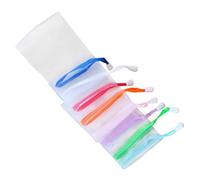 FOMIYES 10 Piezas Malla para Jabón Ahorro de Jabón Soporte para Limpieza y Corporal Diseño Cómodo y Secado Rápido Colores Aleatorios Color Aleatorio