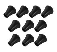 FOMIYES 10 Piezas Protectores de Pies de Goma Antideslizantes para Batería, Recambios para Patas de Bombo, Alfombrillas Protectoras de Suelo para Uso en Interiores y Salas de Ensayo