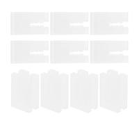 FOMIYES 10 Unidades Manguito de Gancho para Radiador de Plástico Blanco, Funda Protectora Flexible y Fácil de Instalar para Mantener la Limpieza del Radiador