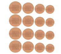 FOMIYES 100 Parches Adhesivos Redondos De Repuesto Para Vendajes Puntuales Pequeños Apósitos Redondos 4 Tamaños Diferentes Apósitos Impermeables Para El Cuidado De La Piel.