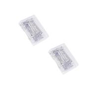 FOMIYES 100 Piezas Alfileres T para Pelucas Inoxidable con Caja de Plástico Fijación para Modelado Costura Pelucas Set Profesional para Manualidades y Confección