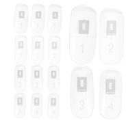 FOMIYES 100 Piezas de Nail Art Press on Nail Tips Exhibidor de Esmaltes de Uñas para Uso Doméstico en Salones de Uñas
