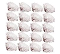 FOMIYES 100 Piezas de Redes para Bollos de Cabello Borde Elástico Invisible, Malla de Poliéster Resistente, Tamaño Versátil para Mujeres en Ballet y Danza