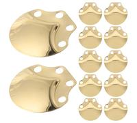 FOMIYES 100 Piezas Parches de Placas de Pescado para Protección Medieval Material de Acero Inoxidable Placas Pequeñas para Cosplay Disfraces de Caballero Bricolaje y Construcción