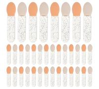 FOMIYES 100 Unidades Compact Eyeshadow Applicator Lip Brush Concealer Highlighter Tool For Travel Party Daily Use And Go Touchups