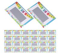 FOMIYES 100 Unidades Tarjetas Rasca y GANA para Cumpleaños y Fiestas Papel Grueso, Exploración Creativa, Originales y Diversión en Eventos